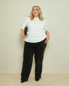 COMFORT STRETCH TWIST SEAM JEANS- WASHED BLACK