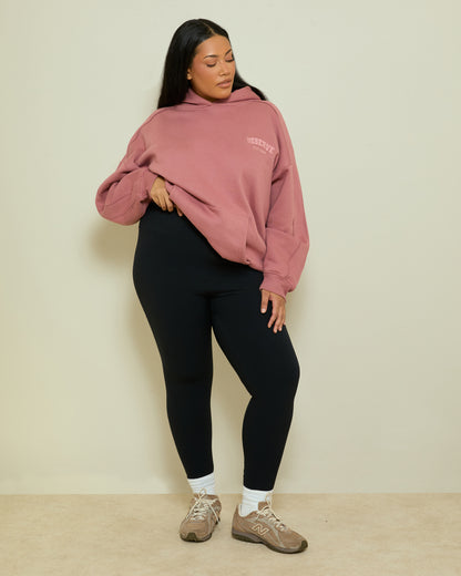SOFT STAPLE HIGH WAIST LEGGINGS - CLASSIC BLACK