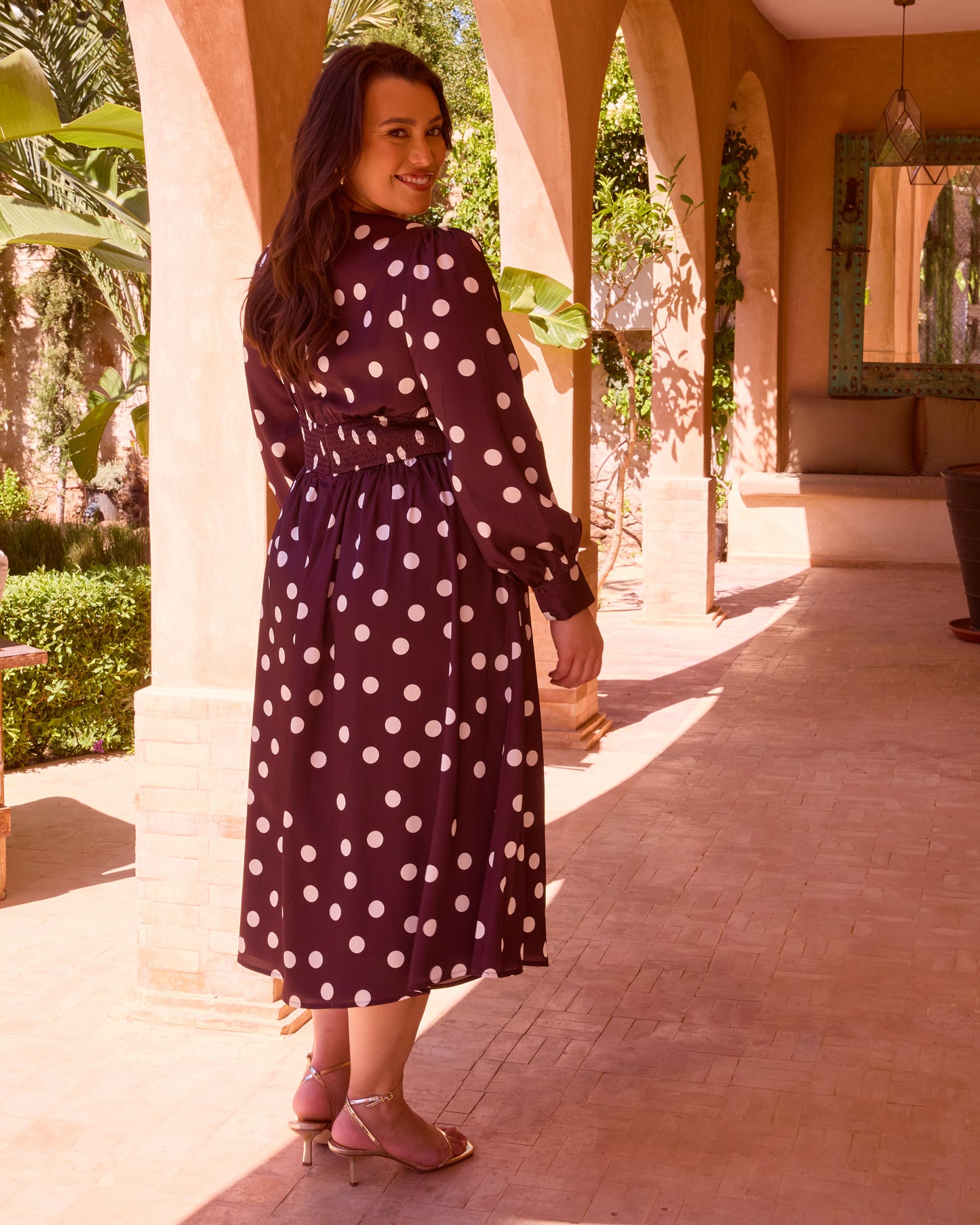 black floral midi shirt dress Emma Midi Shirt Dress