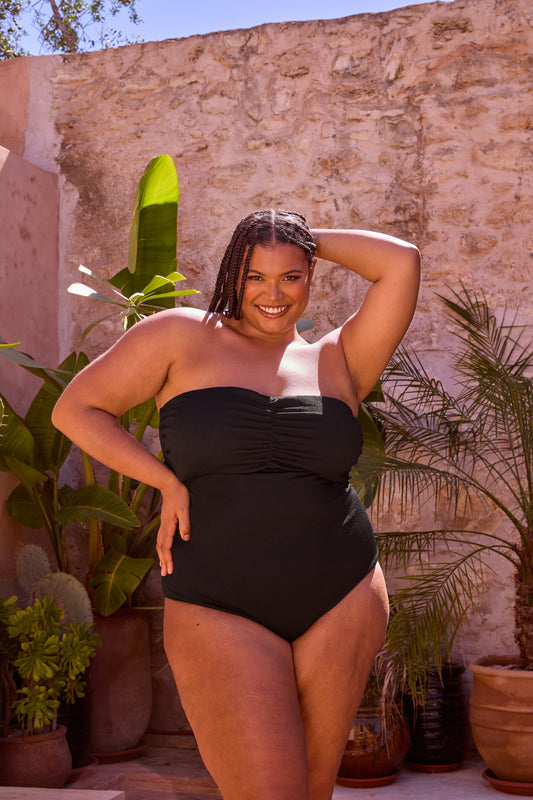 TEXTURED MULTIWAY SWIMSUIT